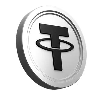 Coin element showing Tether USDT in the trading community trust section